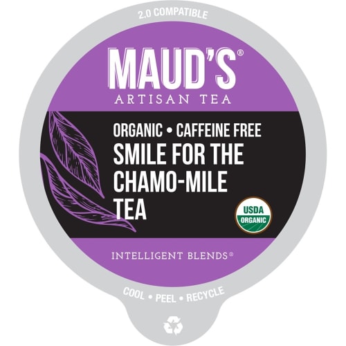 Mauds Smile for the Chamo-Mile Tea Single-Serve Capsule, Caffeine Free